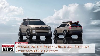 Hyundai Motor Reveals Bold and Efficient Hydrogen FCEV Concept