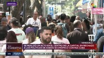 El pueblo venezolano se solidariza con Cuba