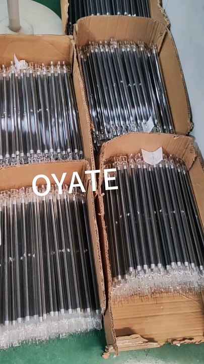 Long lifespan 392mm 625w Clear carbon fiber heating element IR bulbs carbon infrared heat tubes