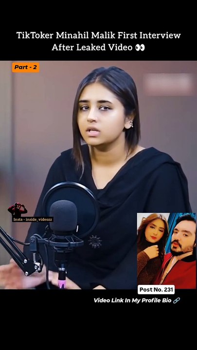 Tik toker minial Malik first interview after leak video
