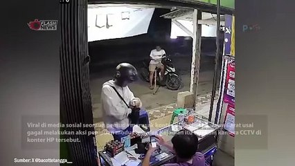 Pemuda Mengamuk dan Rusak Konter HP di Karawang Gara-gara Gagal Transfer