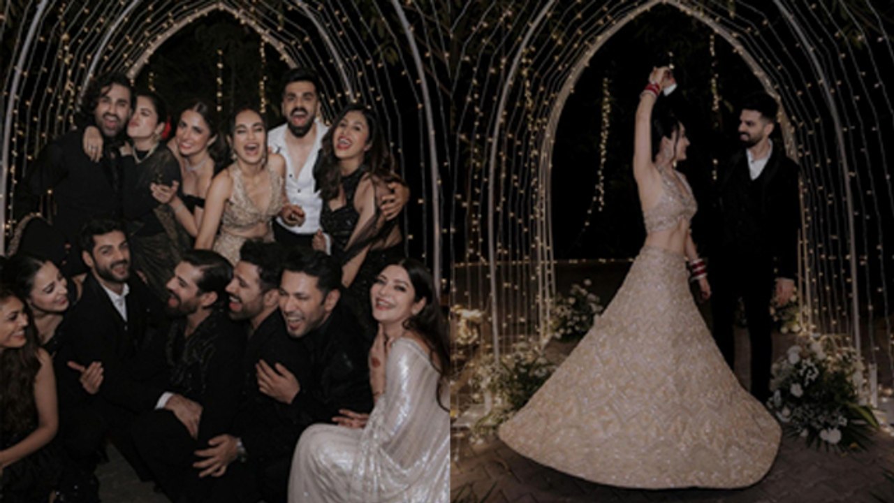 Surbhi Jyoti Sumit Suri Wedding Reception Look, Romantic Dance Video...| Boldsky