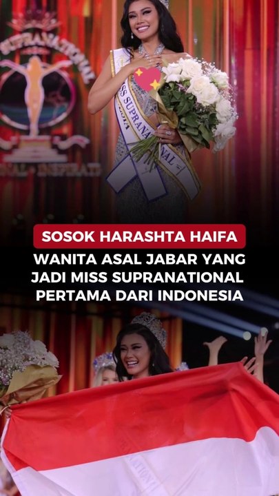 Sosok Harashta Haifa, Wanita asal Jabar yang jadi Miss Supranational Pertama dari Indonesia