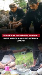 Terungkap, Ini Rahasia Panjang Umur Warga Kampung Miduana Cianjur