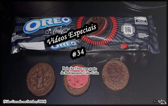 Vídeos Especiais - #34 - Bolacha Oreo de Coca-Cola (Refrigerante) (Outubro/2024)