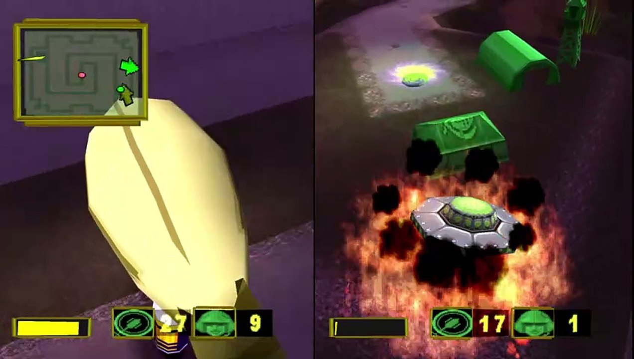 Army Men: Air Attack 2 - Tug of War 1 - Green vs Tan - PSX