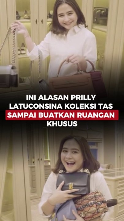 Ini Alasan Prilly Latuconsina Koleksi Tas sampai Buatkan Ruangan Khusus