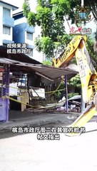 外劳人行道上摆摊 槟市政厅拆！