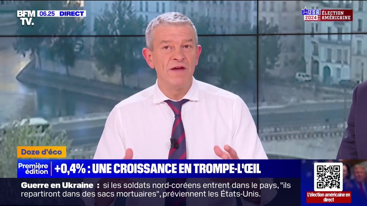 La croissance atteint 0,4% au troisième trimestre en France, une hausse en trompe-l'œil