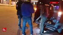 Çorum'da polislerin durdurduğu araçta tüfek ele geçirildi