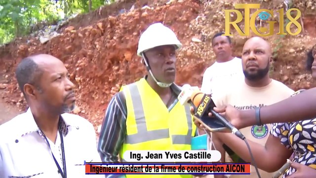 Ministè anviwònman reyalize yon vizite travay kiraj ak retansyon basen vèsan yo nan kanal Cerisier