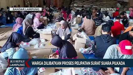 Warga Dilibatkan Proses Pelipatan Surat Suara Pilkada