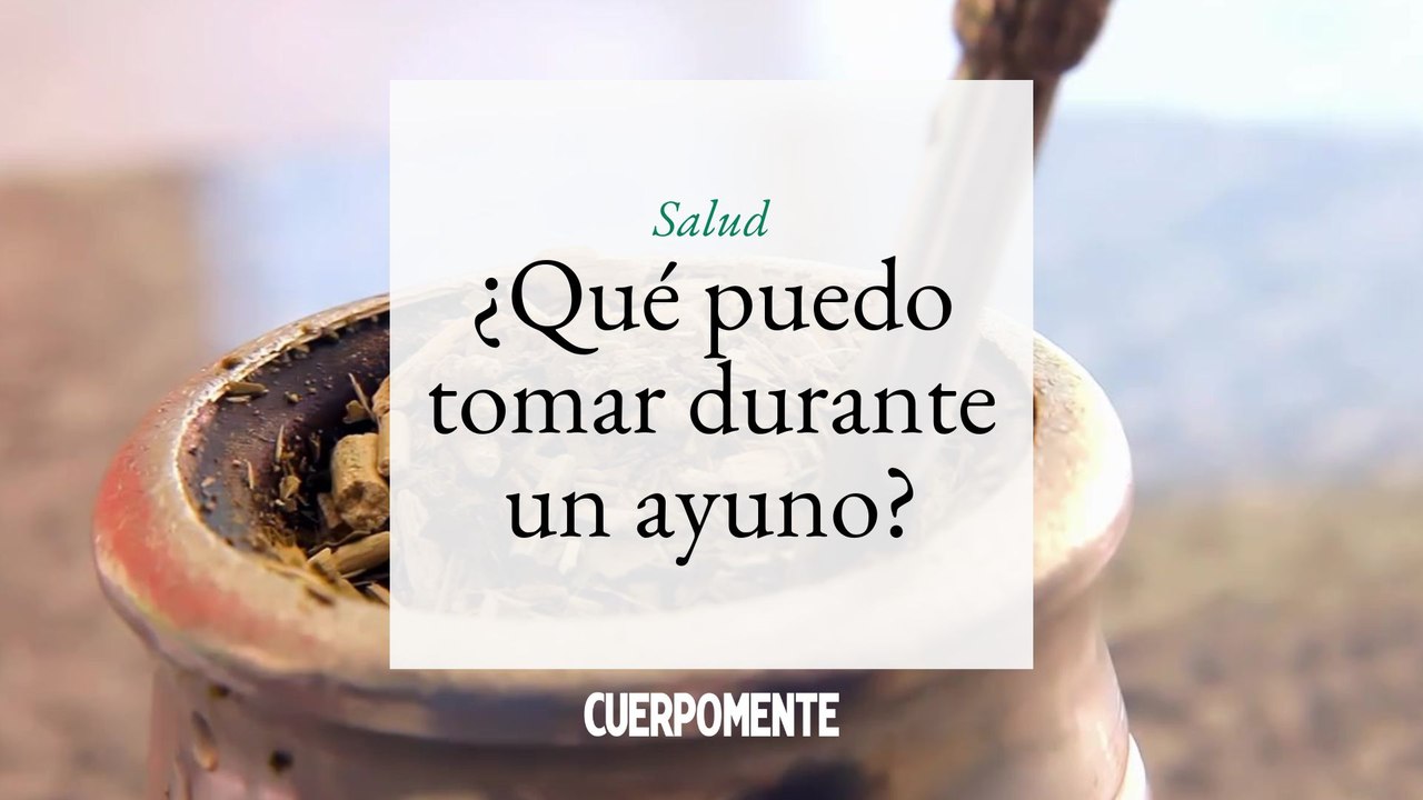 ¿Qué puedo tomar durante un ayuno