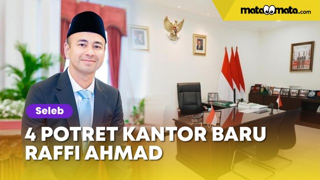 4 Potret Kantor Baru Raffi Ahmad usai Jadi Utusan Khusus Presiden, Kalah Mewah dari Rans?