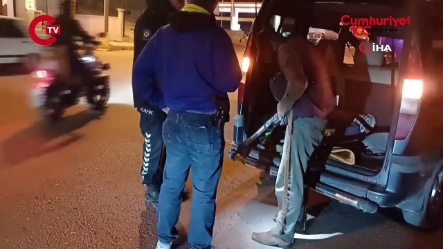 Çorum'da polisin şüphelendiği otomobilden tüfek çıktı!