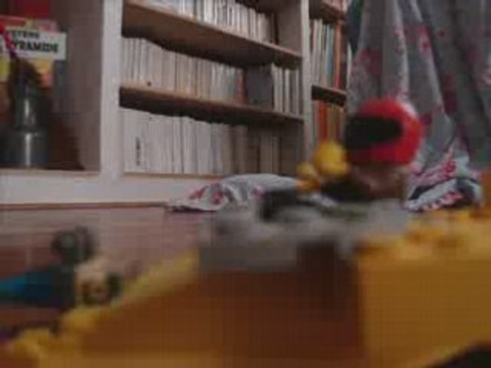 Course de voitures lego