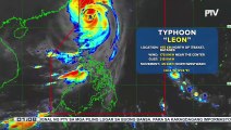 Bagyong #LeonPH, humina na; banta ng storm surge sa Batanes at Babuyan Islands, nananatiling mataas