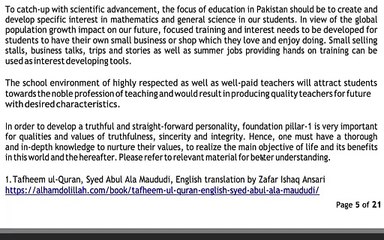 Pillars of Education