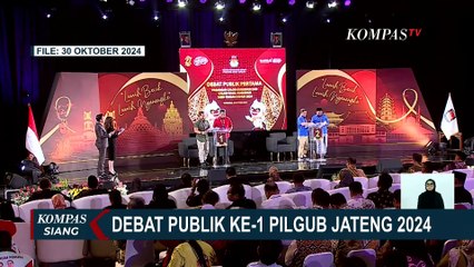 Debat Perdana Pilgub Jateng, Hendi-Gus Yasin Saling Adu Pengalaman Jadi Sorotan