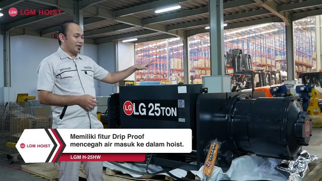 REVIEW HOIST CRANE LGM DENGAN KAPASITAS 25 TON - LGM HOIST H-25HW
