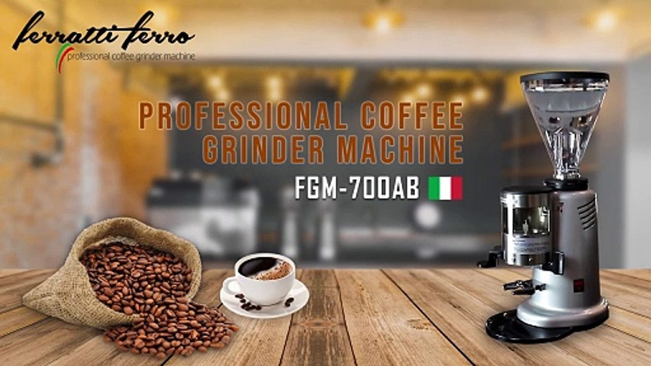 JUAL MESIN GRINDER BIJI KOPI DENGAN GARANSI 1 TAHUN - FERRATTI FERRO FGM-700AB