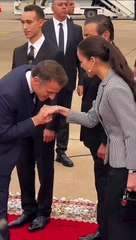 الأميرة لالة خديجة تستقبل الرئيس الفرنسي ماكرون في لقطات عائلية مميزة 🇫🇷