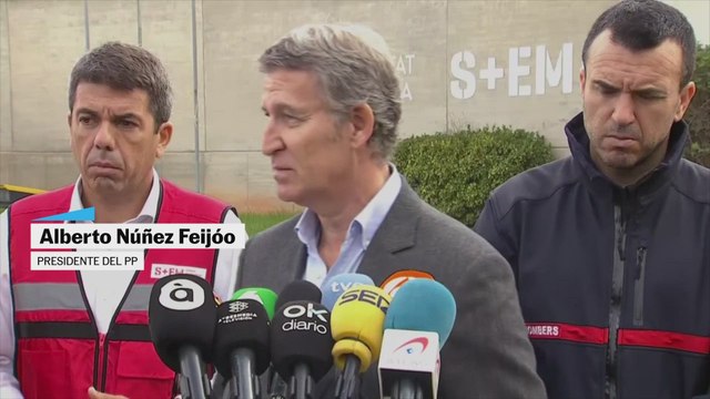 Feijóo: La información se recibe de organismos que dependen del Gobierno central