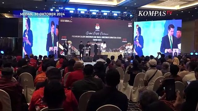 Momen Bobby Nasution Sungkem ke Edy Rahmayadi Usai Debat Perdana Pilgub Sumut