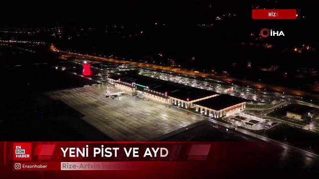 Abdulkadir Uraloğlu duyurdu: Rize-Artvin Havalimanı'nda yeni pist aydınlatma sistemi kuruldu