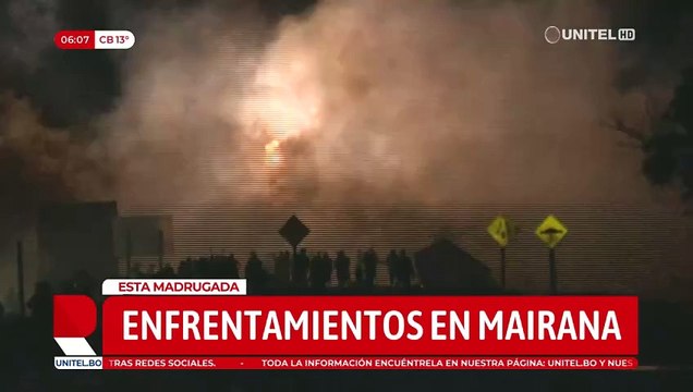 Vuelve la violencia a Mairana: Un grupo de personas que intentó liberar la carretera se enfrentó a los bloqueadores