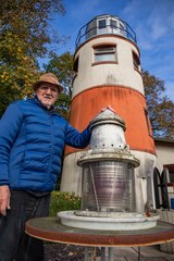 Britain's last lighthouse keeper- with a home 30 miles from the coast on Greater Manchester canal