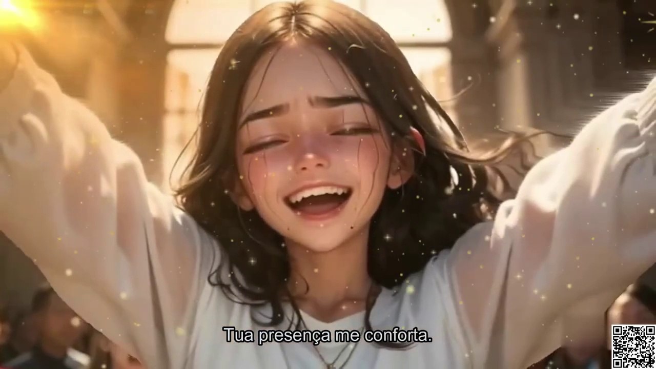 A TUA LUZ BRILHA EM MINHA VIDA.-Música Gospel Original.(Letra_ Eu _ Melodia e Voz_ Suno.AI)musica#IA