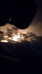 Notte di fuoco in Abruzzo, le fiamme viste dall'A25