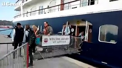 Ortona, al porto arriva la nave da crociera