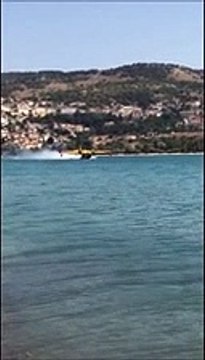 Gran Sasso in fiamme, il pedal? d? la precedenza al Canadair