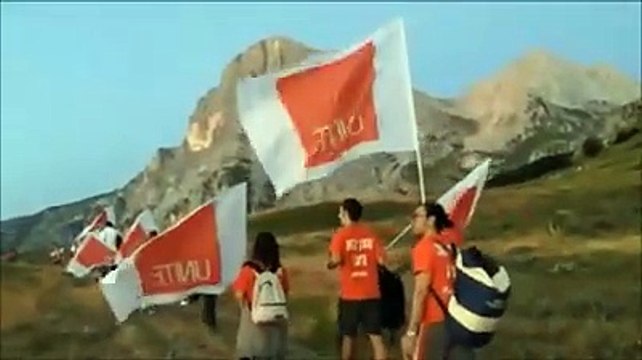 Alba sul Gran Sasso per gli studenti dell'Universit? di Teramo