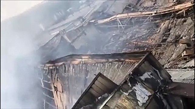 Teramo, fabbrica distrutta dall'incendio: 190 posti di lavoro da salvare