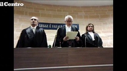 L'Aquila, processo Sanitopoli, pene ridotte in Appello