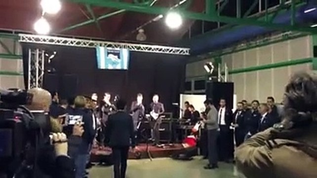 Pescara, auguri di Natale con la squadra