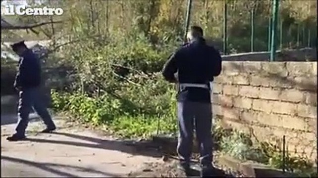 Canistro, un albero e un masso bloccano la Santa Croce