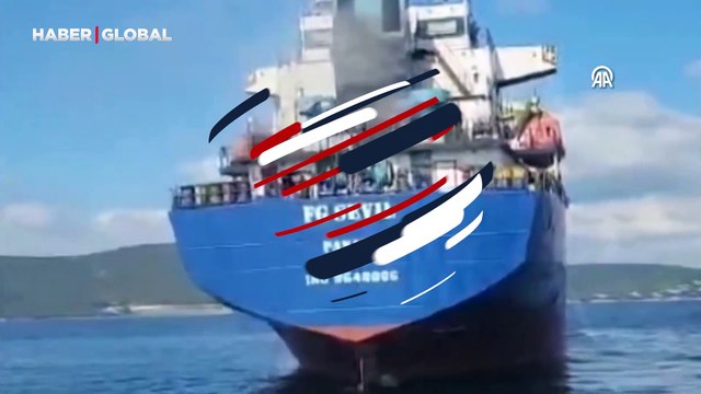 Marmara Denizi açıklarında kuru yük gemisinde yangın