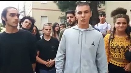 Chieti, la protesta degli studenti dell'Itis Di Savoia