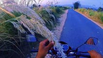 Bike ride in village | natural views | relaxing video |