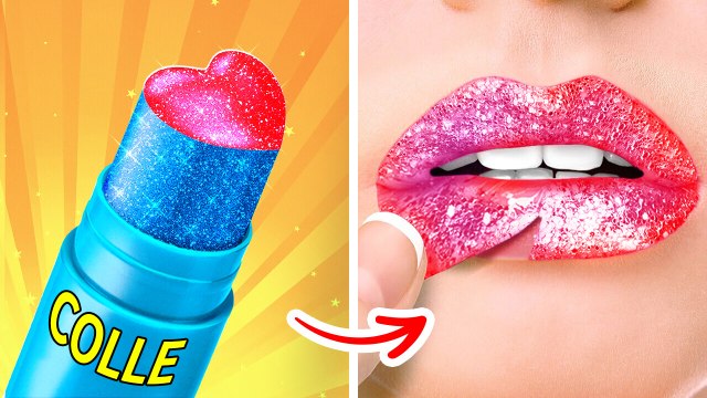 ASTUCES BEAUTÉ POUR DEVENIR POPULAIRE || Cacher du Maquillage et de la Nourriture par 123 GO Like!