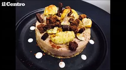 La cheesecake con castagne e cioccolato di Fran?ois Taglialatela