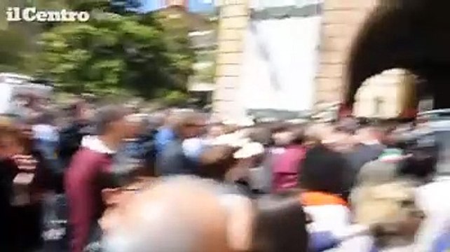 In migliaia a Teramo per l'addio a Marco Pannella