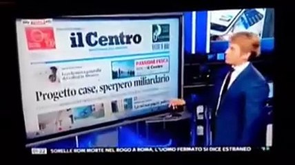 Progetto Case, lo scandalo sollevato dal Centro nell'edicola di Sky Tg24