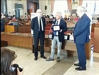 Premio Borsellino, la consegna della targa al giornalista Attilio Bolzoni