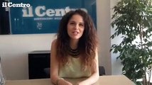 Pescara, Giulia Luzi alla redazione del Centro