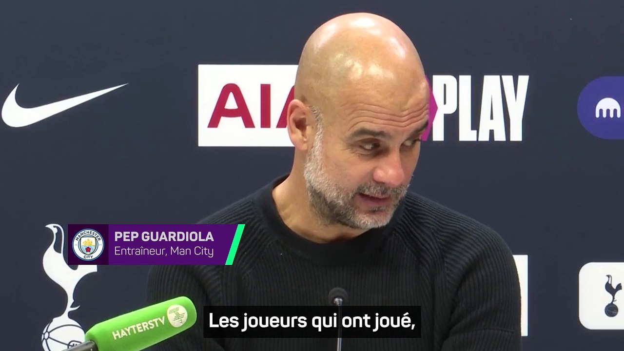 Guardiola : "Je ne voulais pas prendre de risques avec Haaland dans cette compétition"